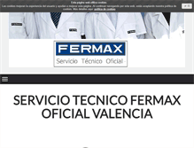 Tablet Screenshot of fermaxvalencia.com